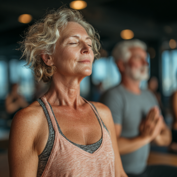 Заняття йогою для пожилих людей